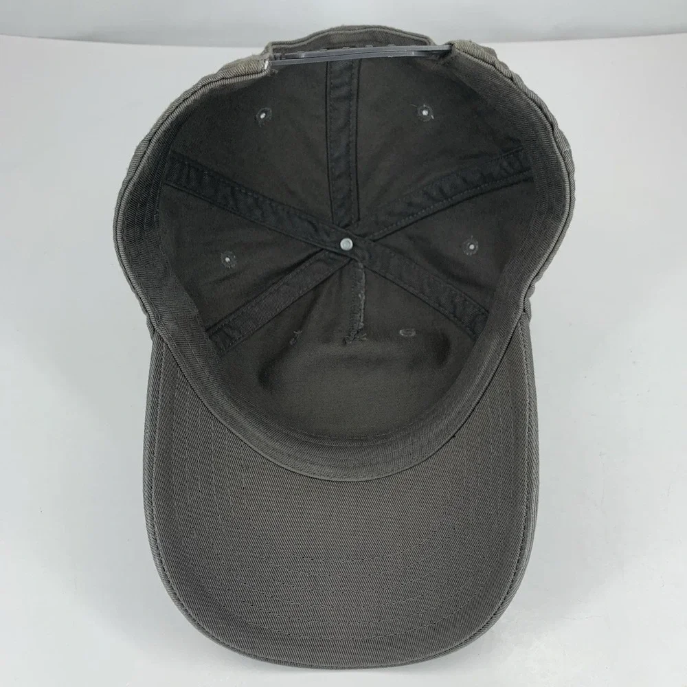 Red Star 46 Hat Women / Youth Gray Adjustable Snapback Baseball Cap DISCOLORED